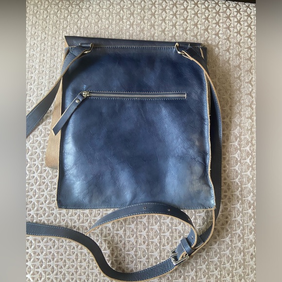 Carlo Cecchini leather bag made in Italy Roma - Picture 6 of 12